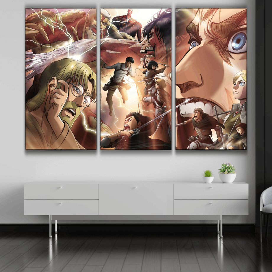 Attack on Titan Anime Art Poster