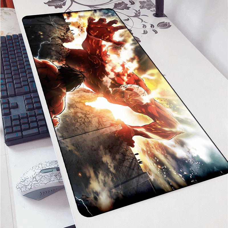 Attack on Titan Art Style Mouse Pad