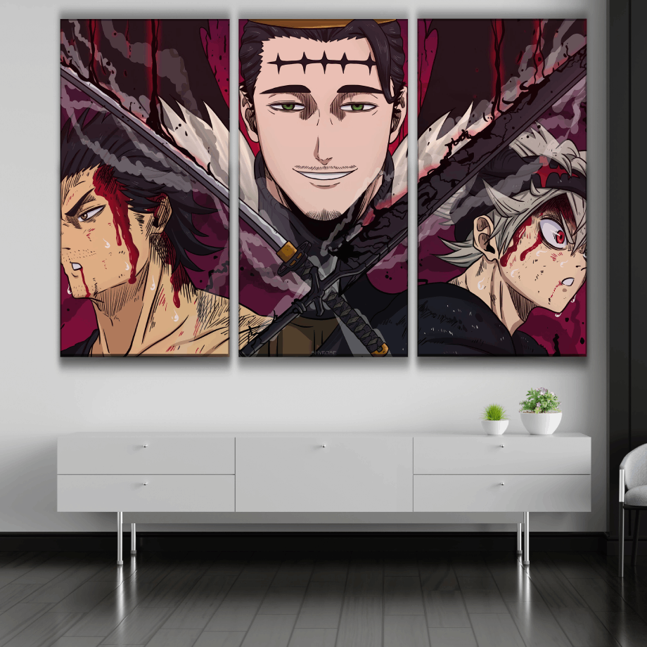 Black Clover Anime Art Poster