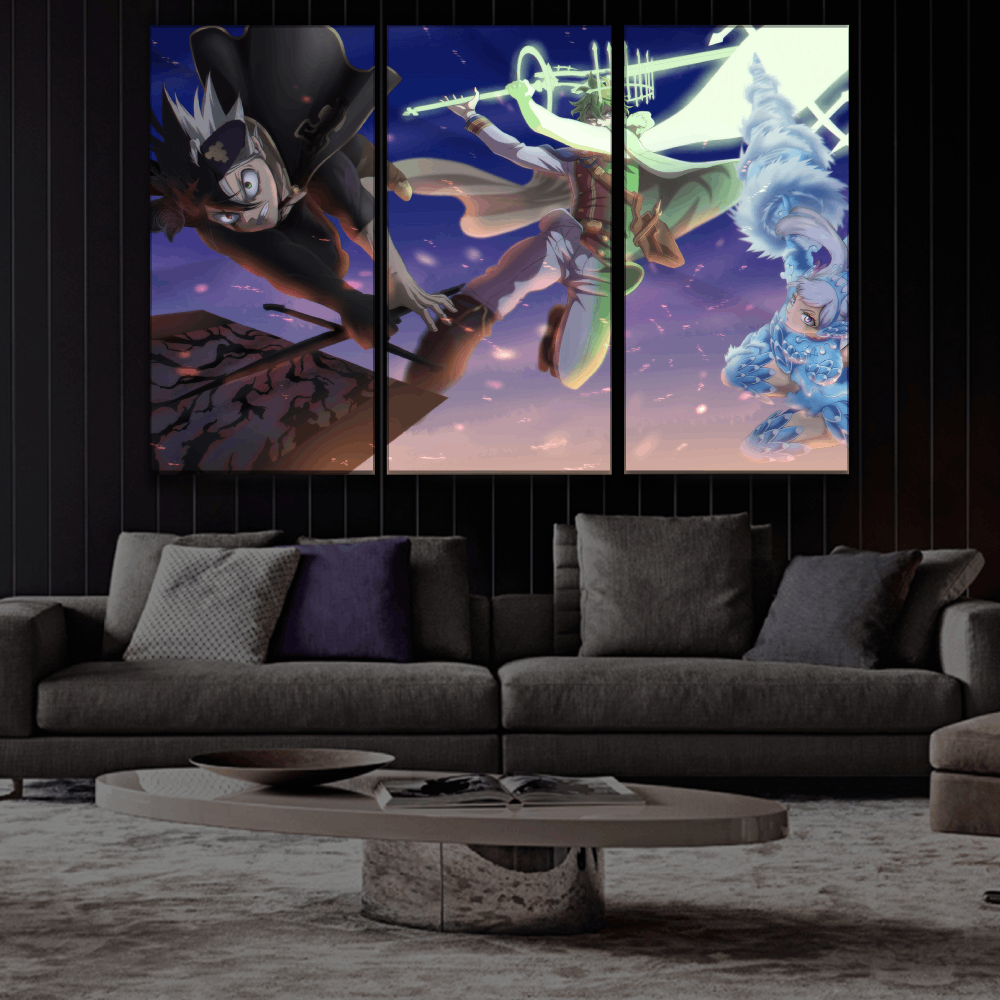 Black Clover Character Art Poster
