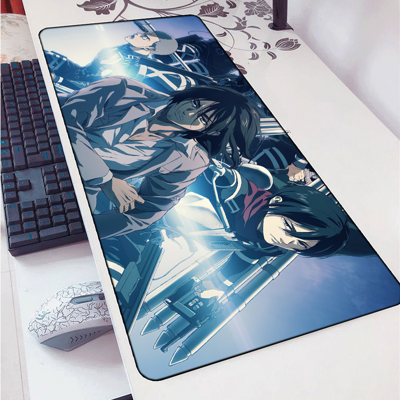 Eren and Mikasa Mouse Pad