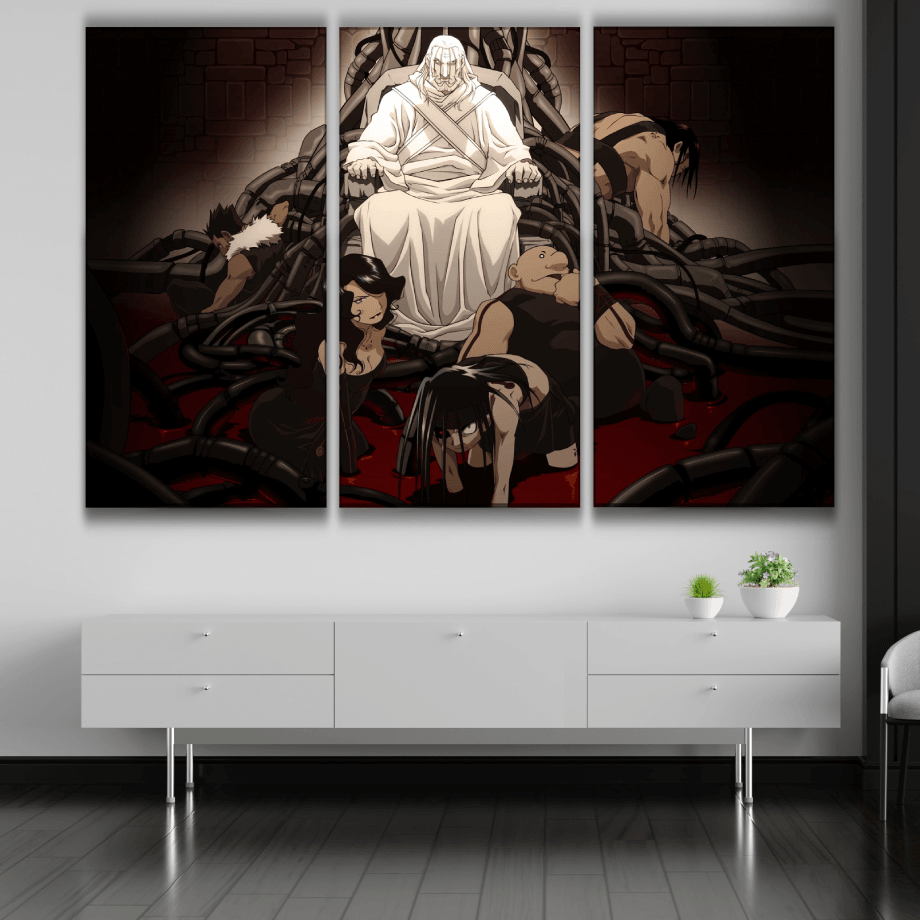 FMAB Father And The Seven Deadly Sins Poster
