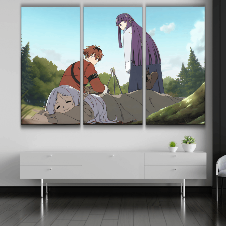 Frieren Beyond Journey's End Anime Art Poster