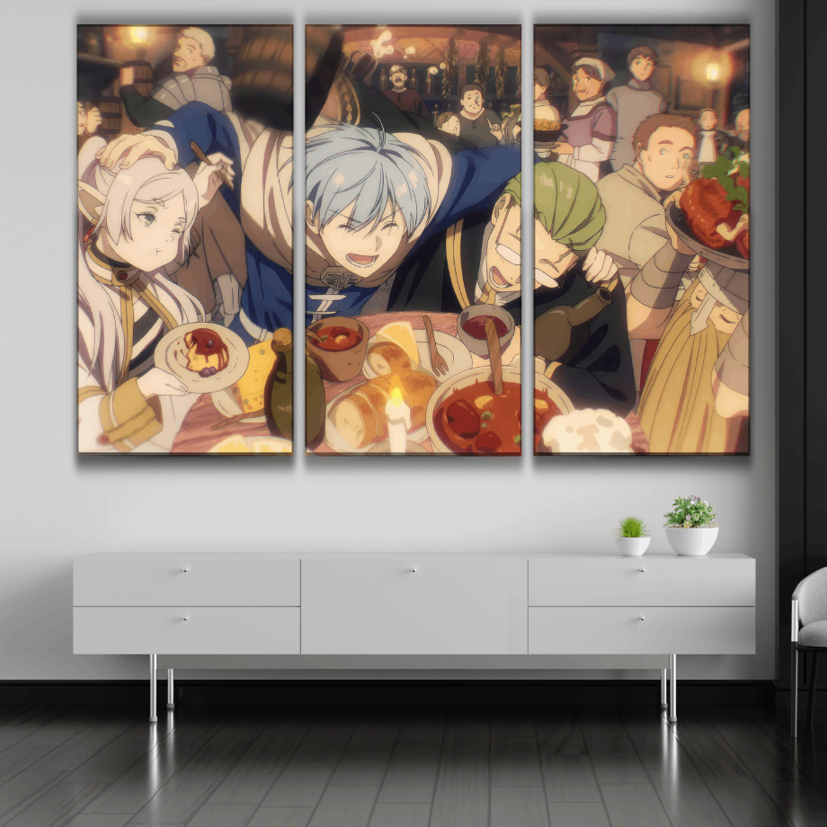 Frieren Beyond Journey's End Themed Poster