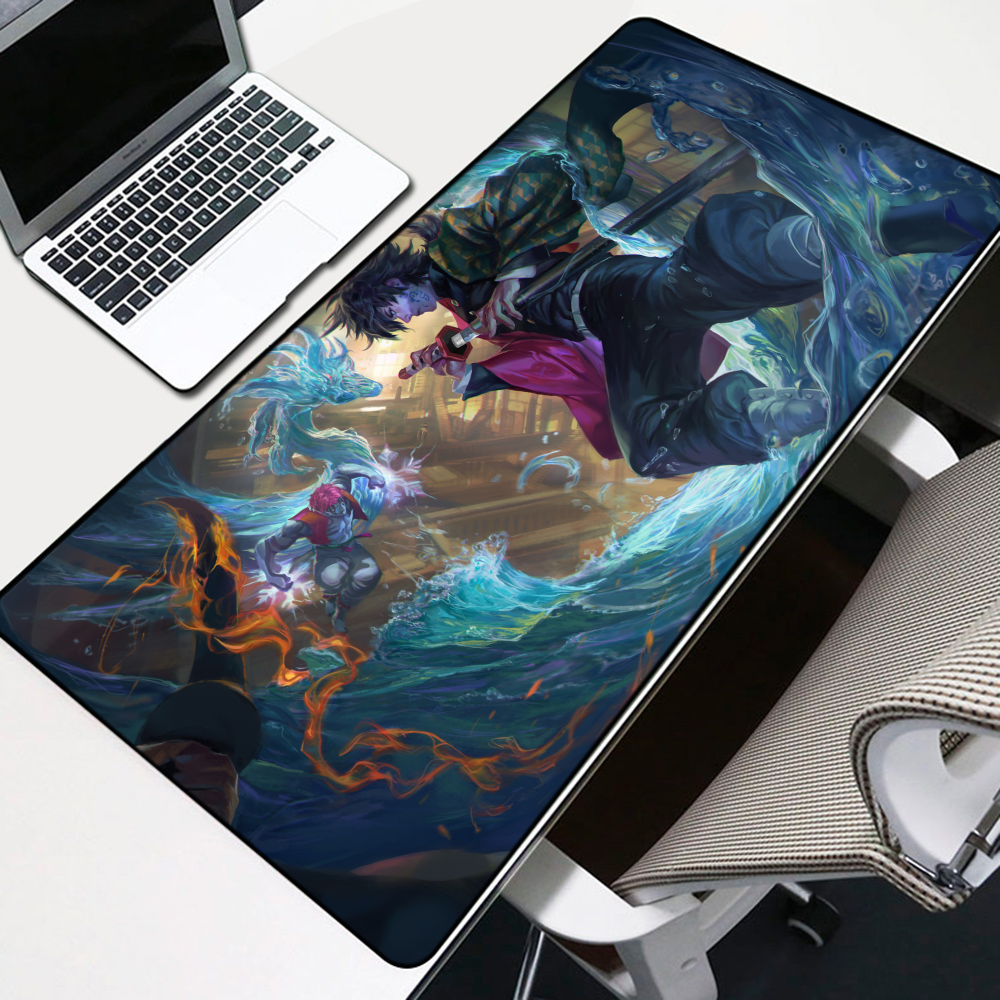 Giyu Tomioka and Akaza Mouse Pad