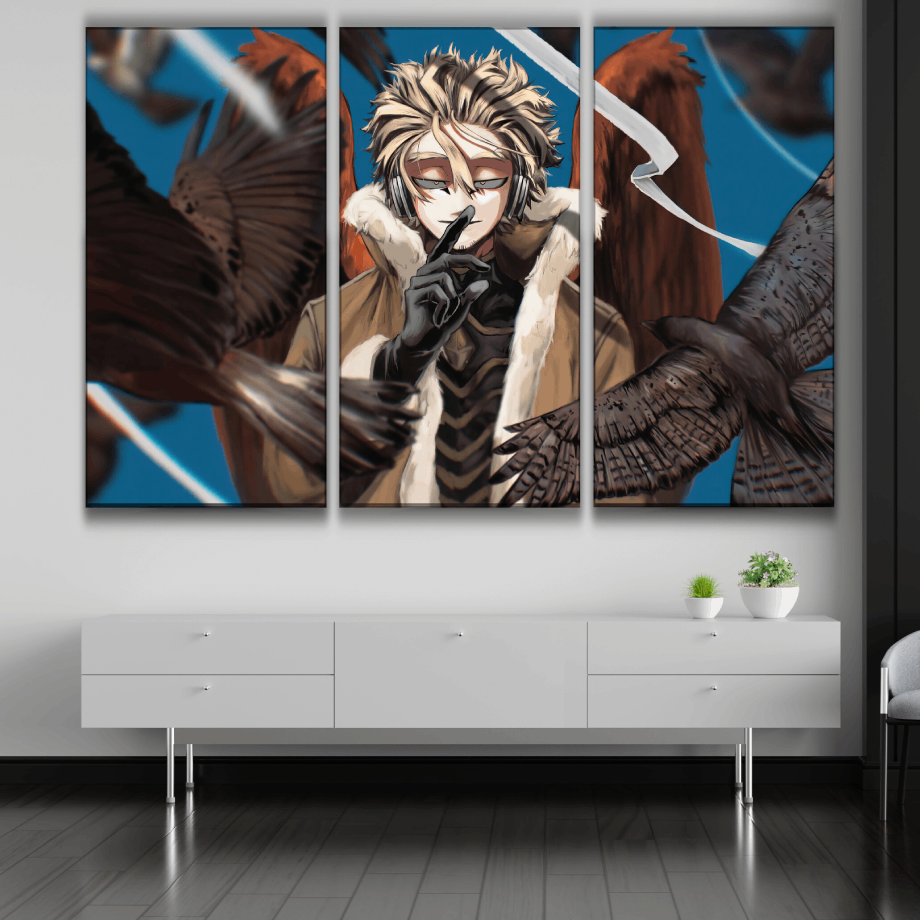 Hawks Anime Art Poster