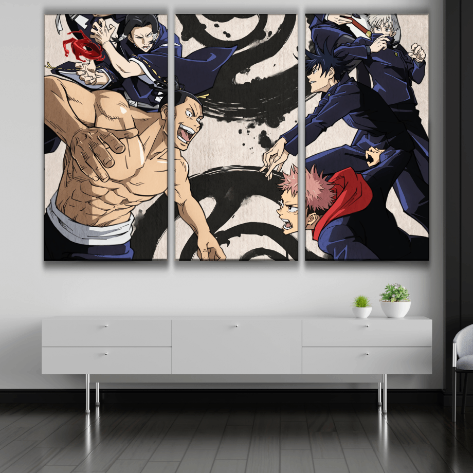 Jujutsu Kaisen Art Style Poster