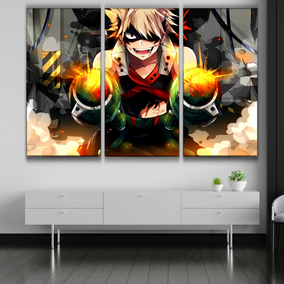 Katsuki Bakugo Anime Poster