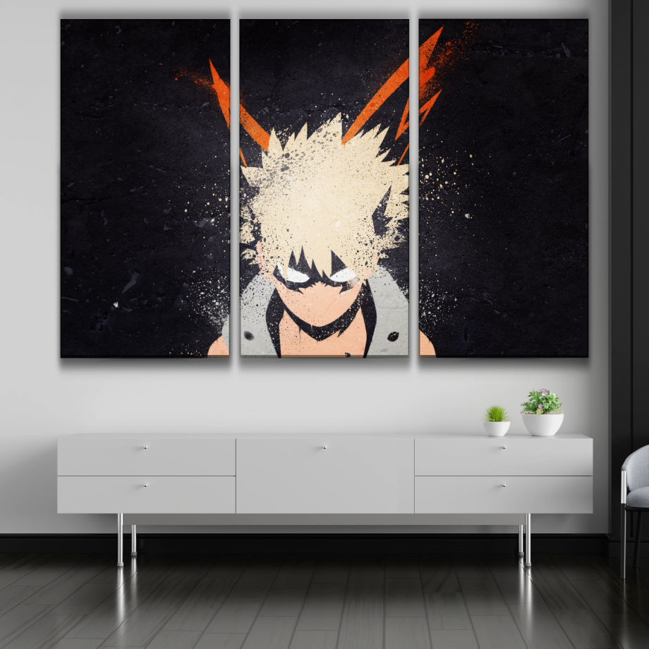 Katsuki Bakugo Art Poster
