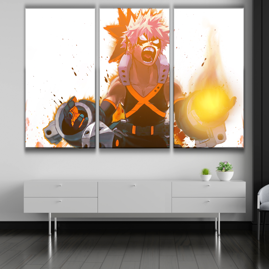 Katsuki Bakugo Canvas Poster