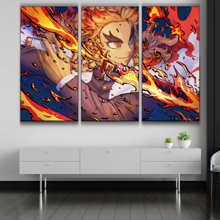 Kyojuro Rengoku Art Poster