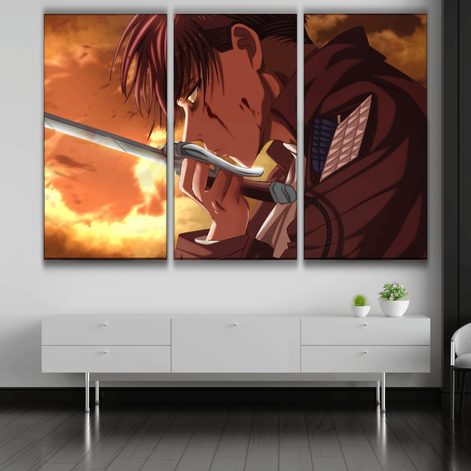 Levi Anime Artwork Poster