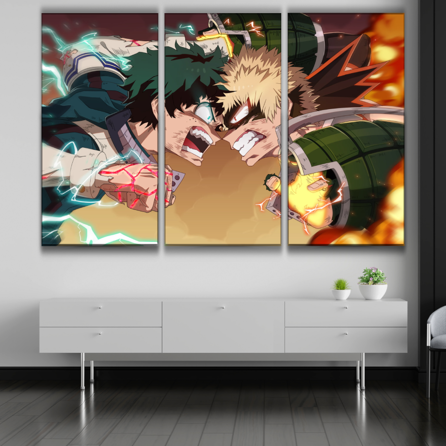 Midoriya vs Bakugo Poster