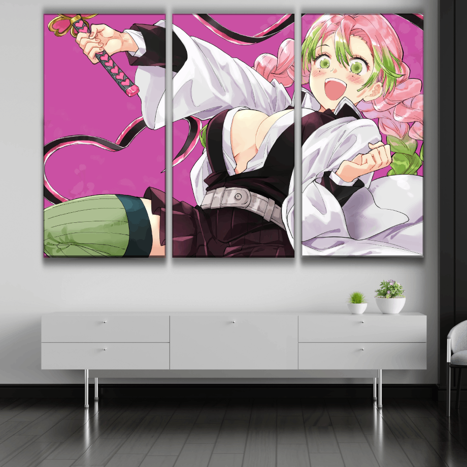 Mitsuri Kanroji Art Style Poster