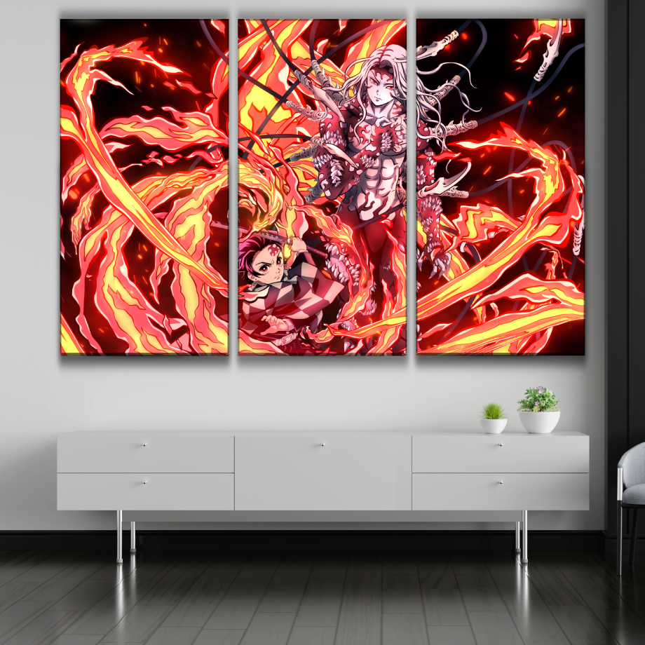 Muzan Kibutsuji and Tanjiro Kamado Poster