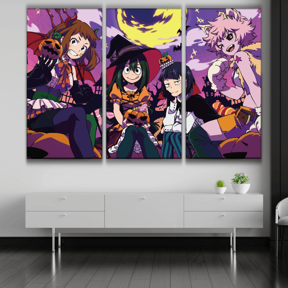 My Hero Academia Halloween Themed Poster