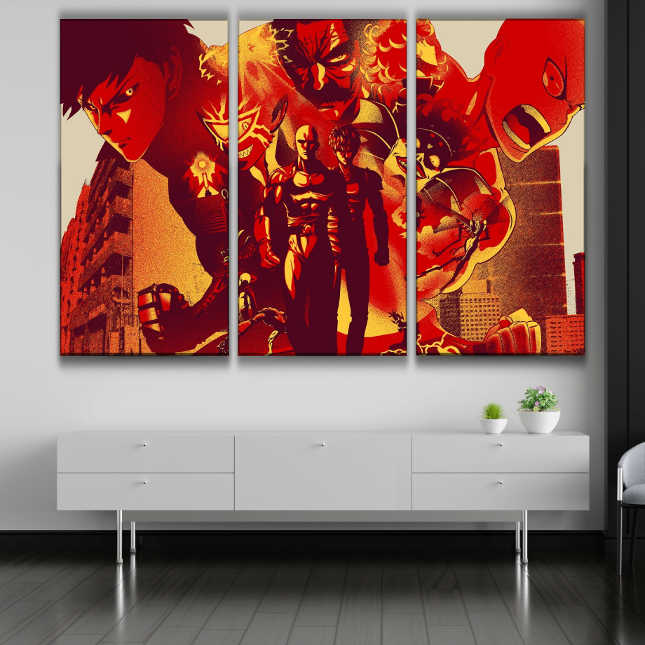 One-Punch Man Anime Art Poster