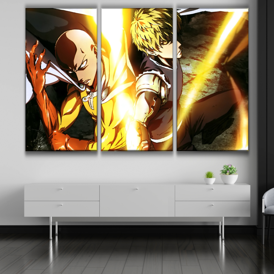 One-Punch Man Art Style Poster