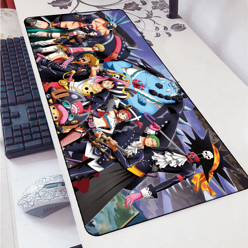 One Piece Red Art Mouse Pad
