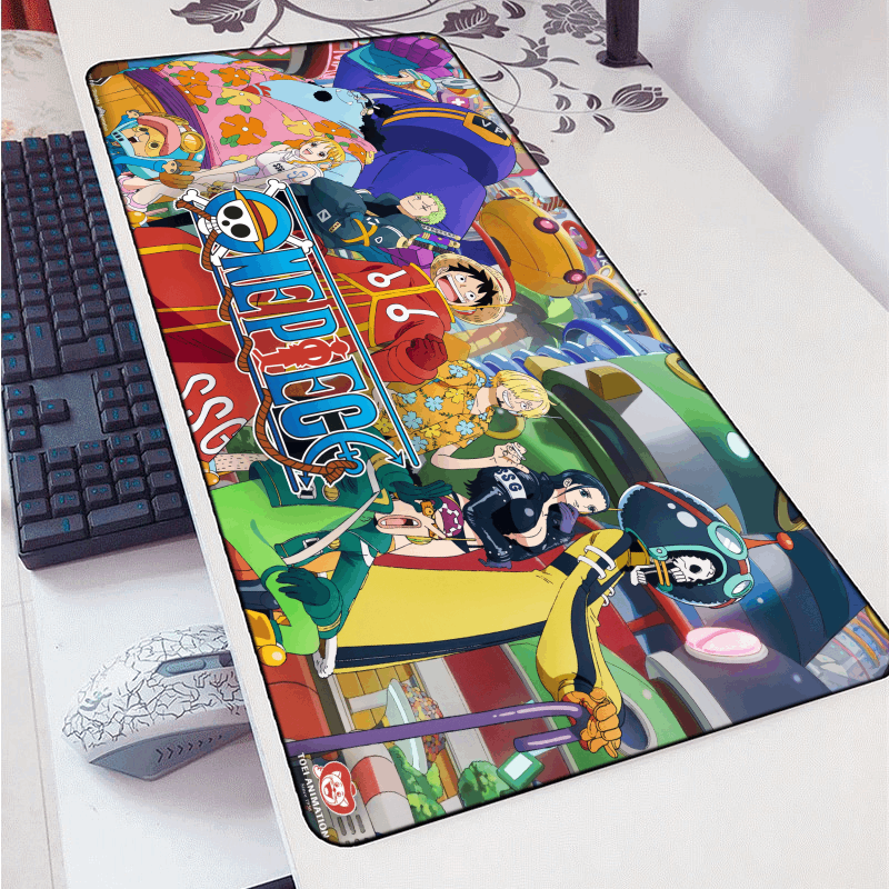 One Piece Red Mouse Pad