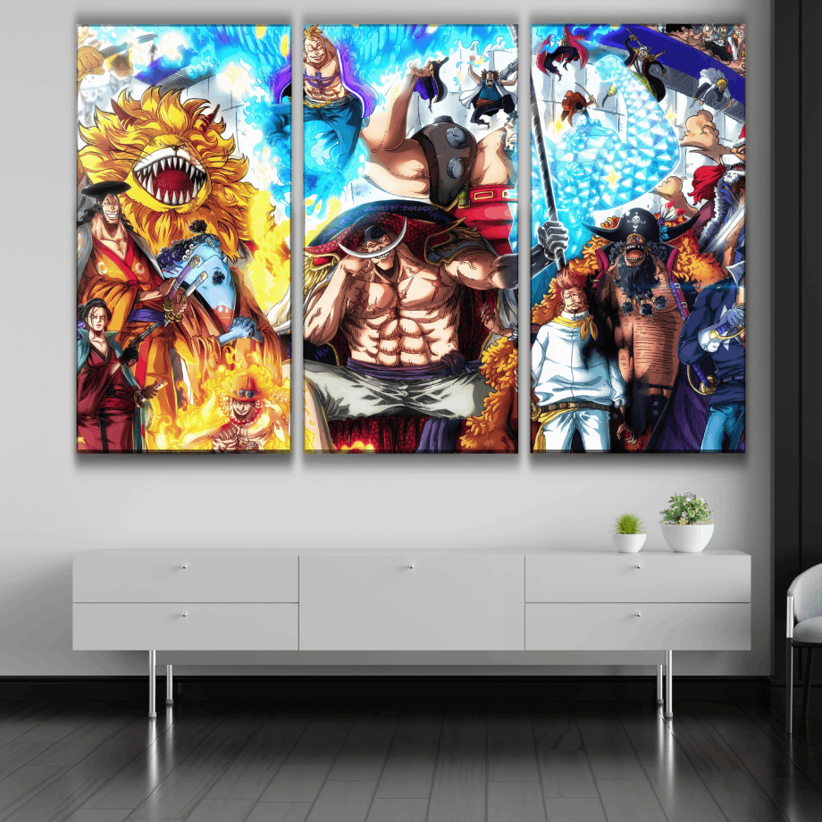 One Piece Whitebeard Pirates Poster