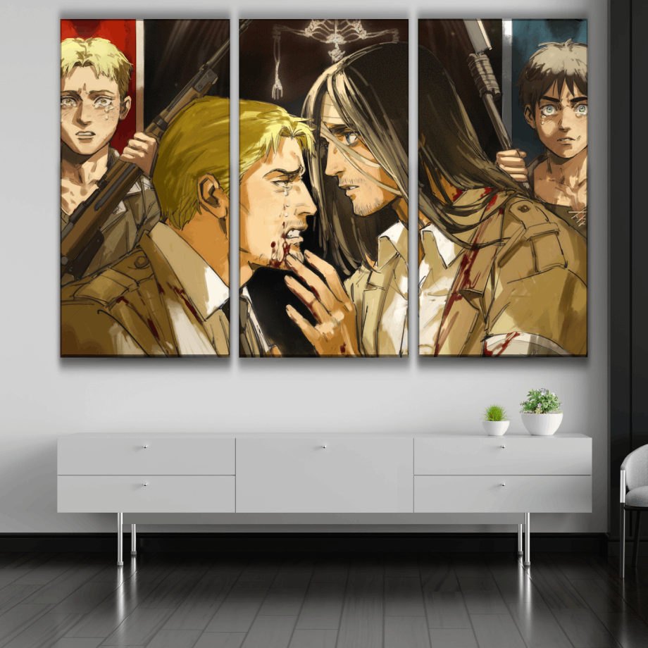 Reiner and Eren Poster