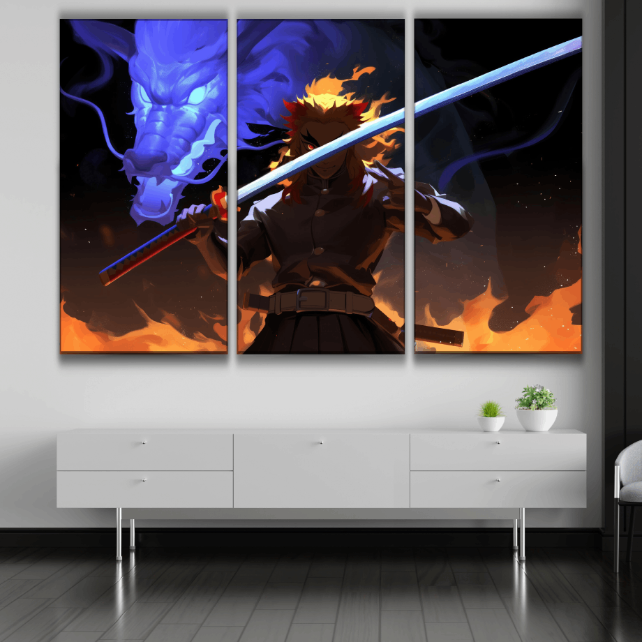Rengoku Illustration Poster