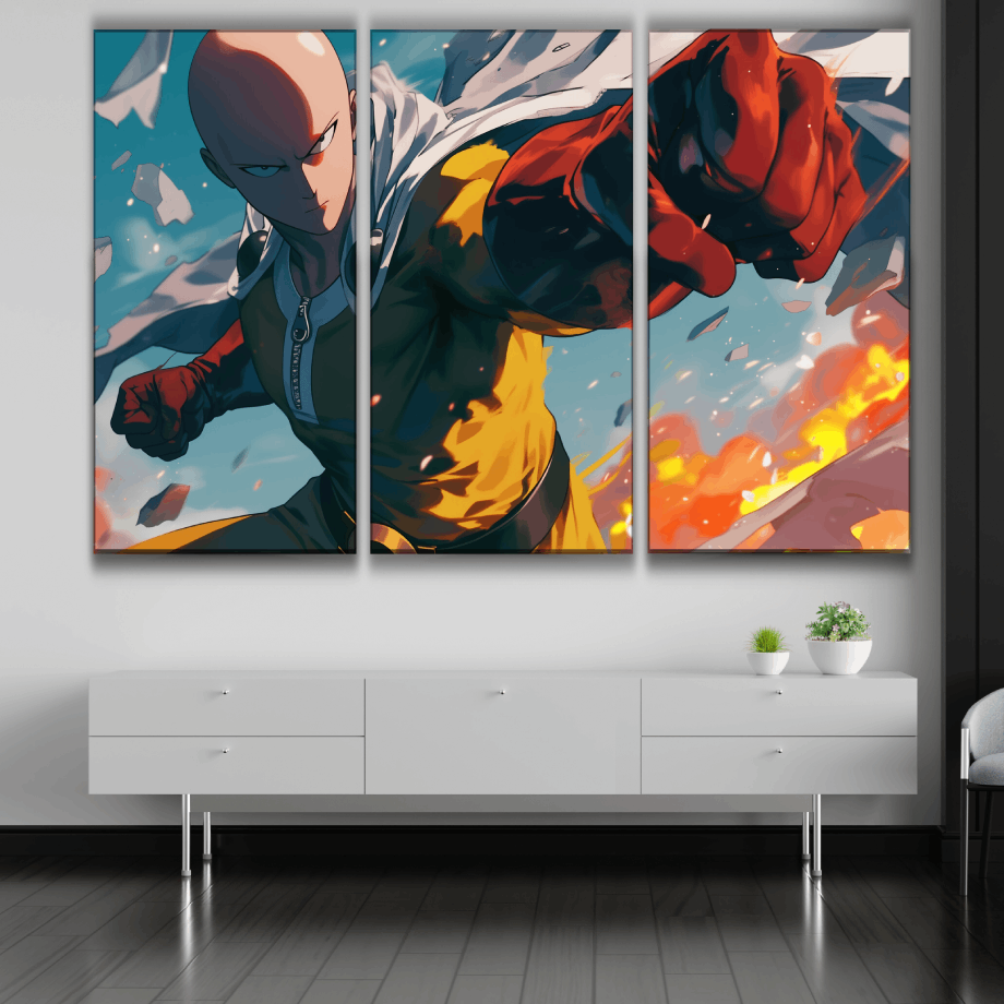 Saitama Themed Poster