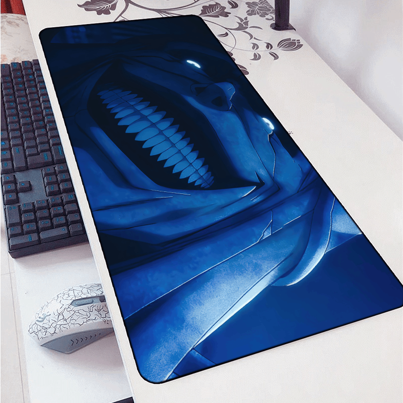 Smiling Statue Solo Leveling Mouse Pad