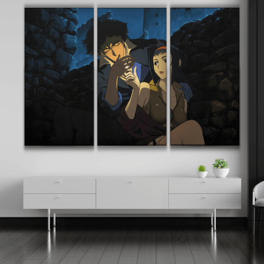 Spike & Faye Anime Poster