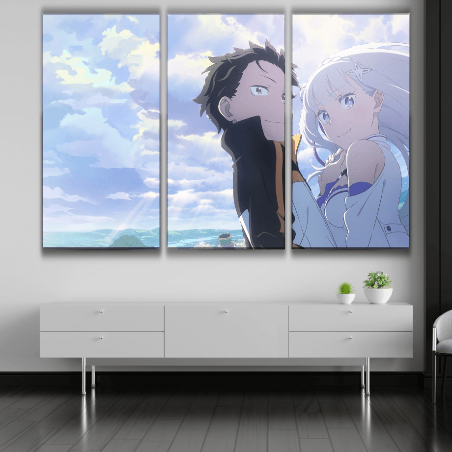 Subaru Natsuki & Emilia Poster