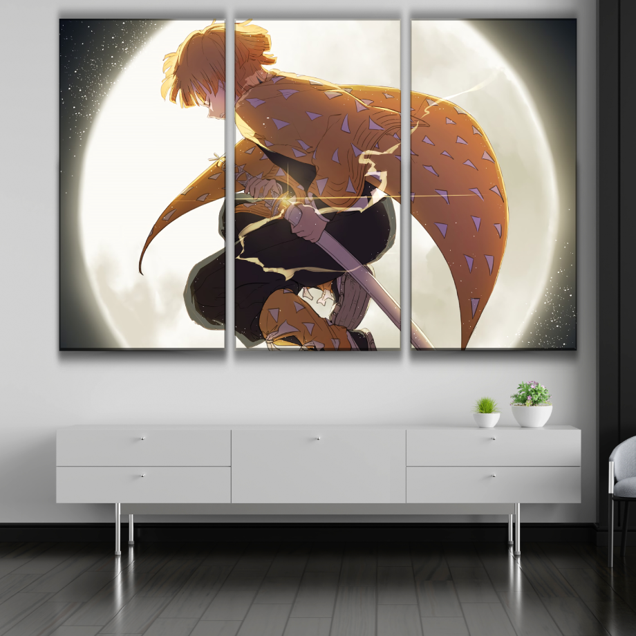 Zenitsu Agatsuma Wall Poster