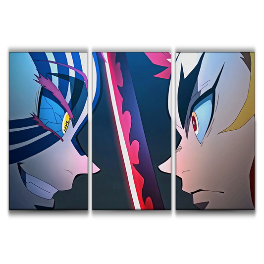 Akaza and Rengoku Poster