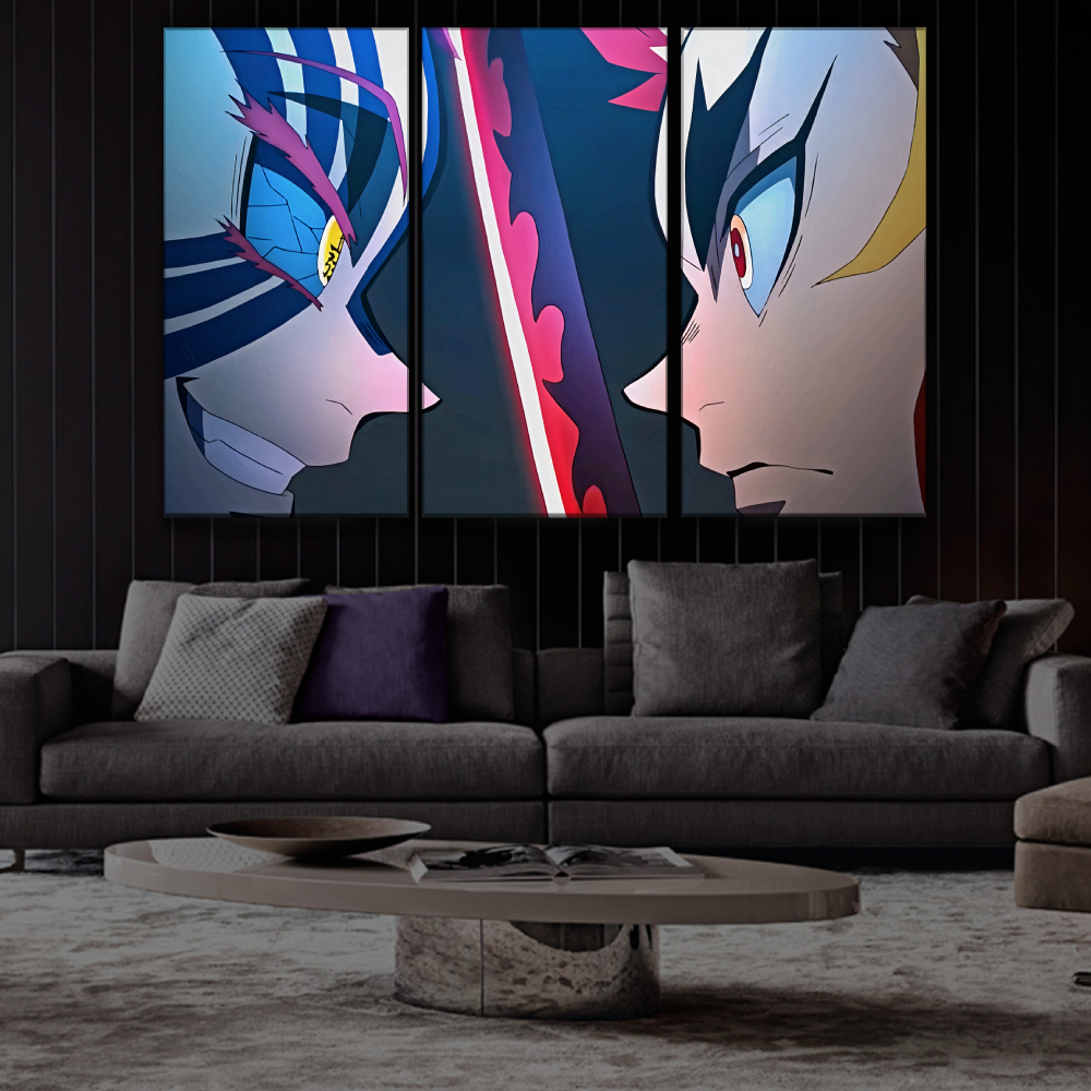 Akaza and Rengoku Poster