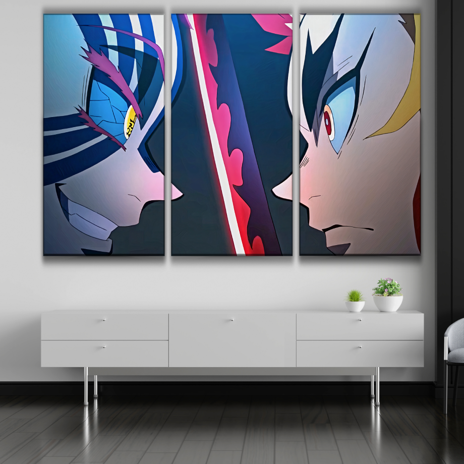Akaza and Rengoku Poster