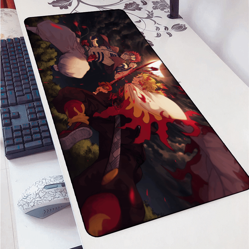 Akaza vs Rengoku Mouse Pad