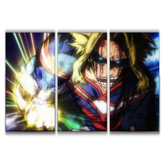 All Might Anime Poster