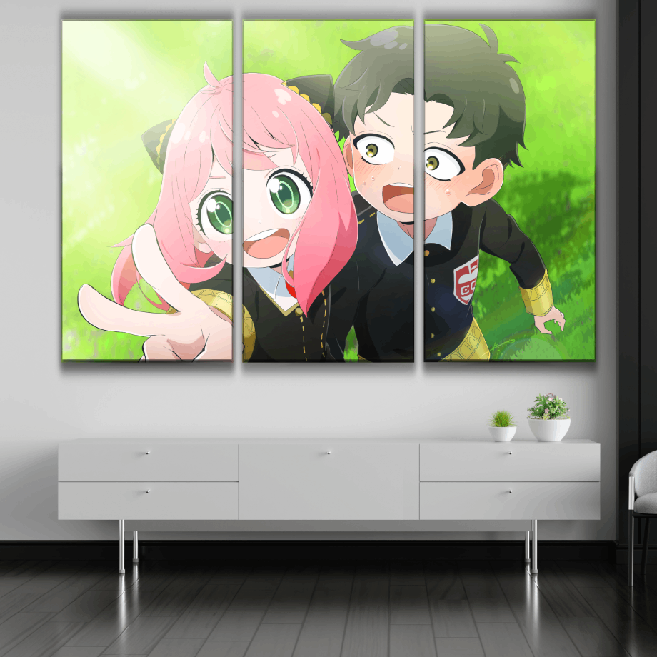 Anya & Damian Anime Poster