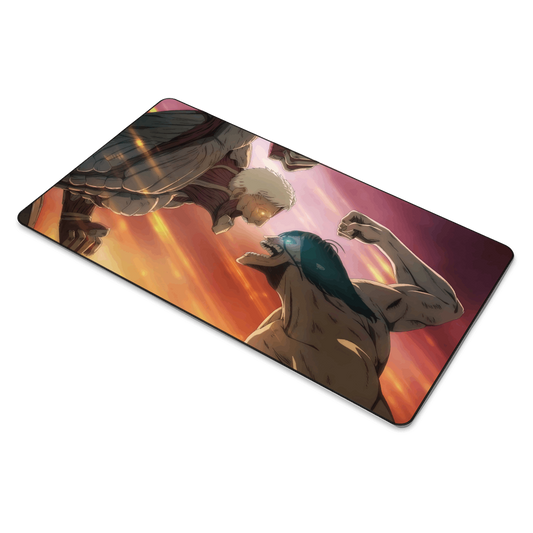 Attack Titan vs Armored Titan Mouse Pad