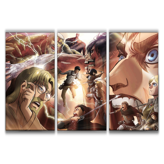 Attack on Titan Anime Art Poster