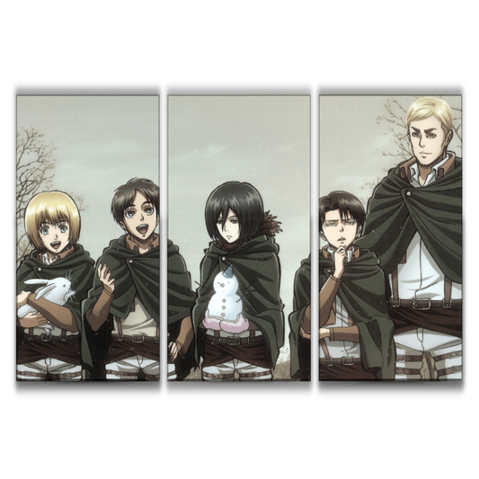 Attack on Titan Anime Characters Poster