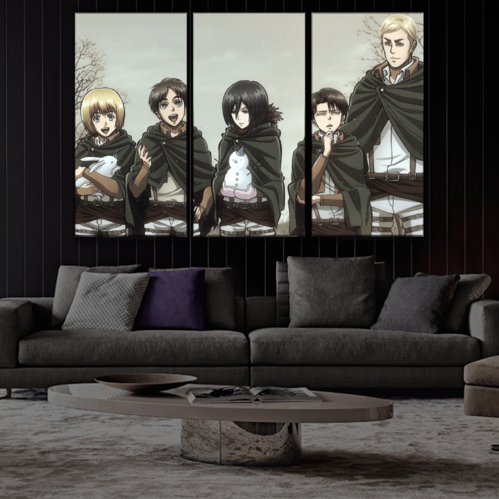 Attack on Titan Anime Characters Buy Wall Poster