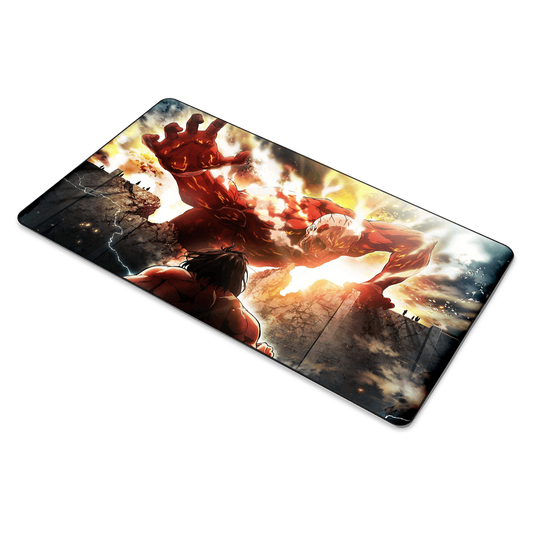 Attack on Titan Art Style Mouse Pad
