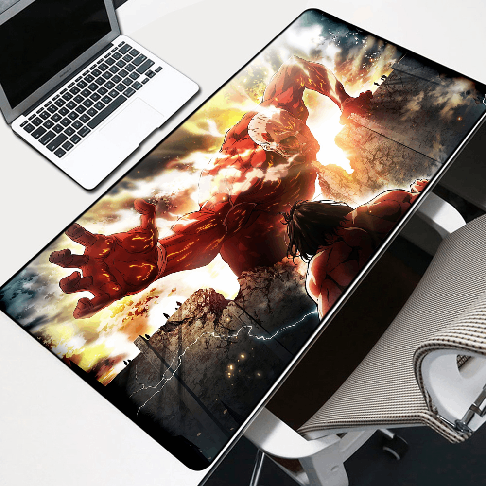 Attack on Titan Art Style Mouse Pad