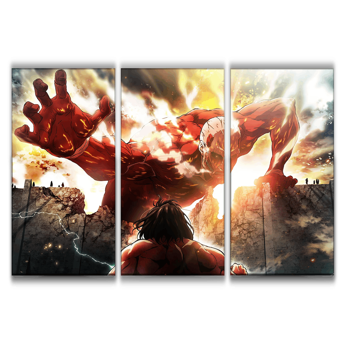 Attack on Titan Art Style Poster