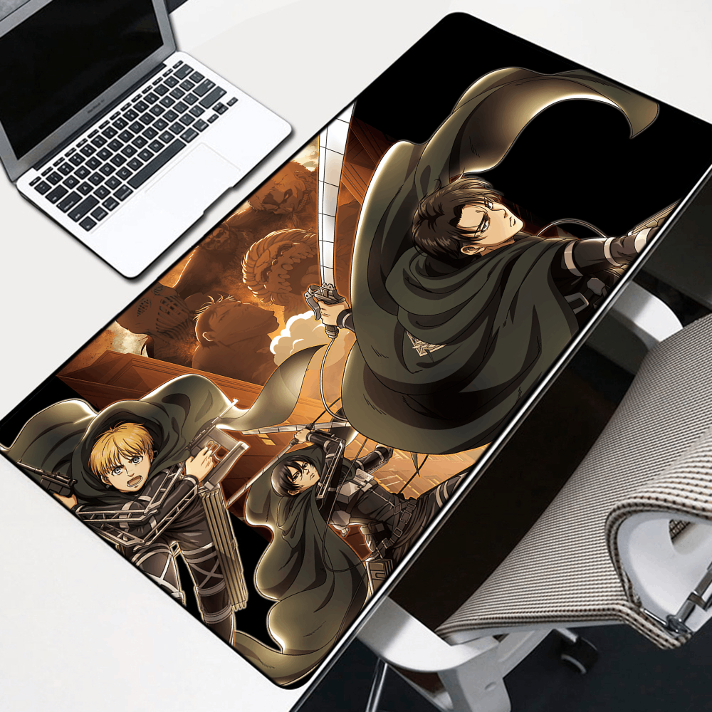 Attack on Titan Characters Art Mouse Pad