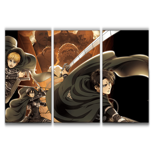 Attack on Titan Characters Art Poster