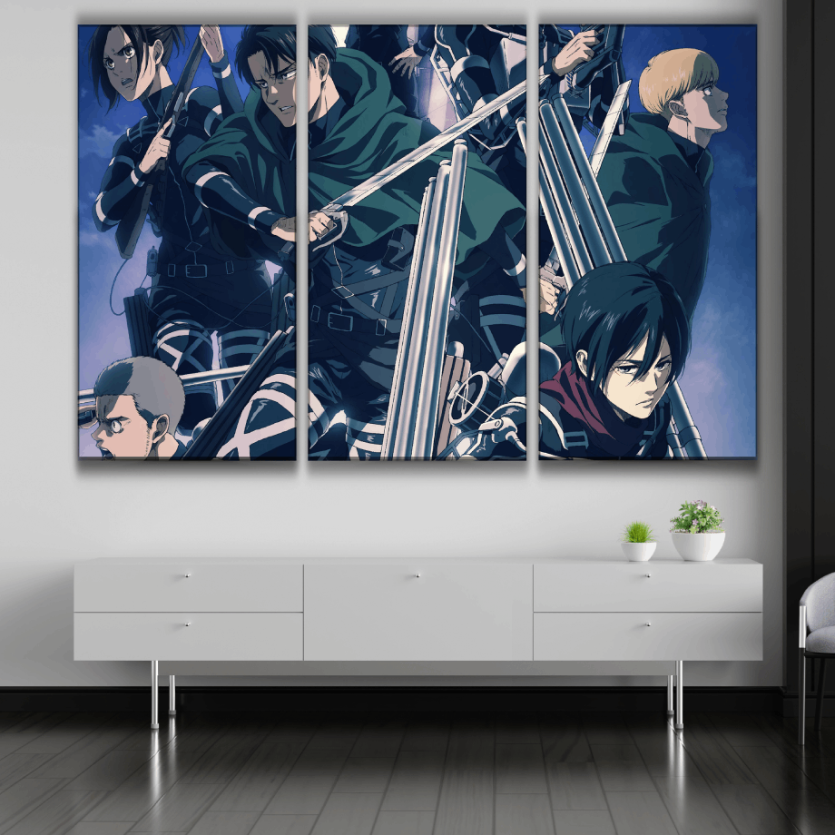 Attack on Titan Thunder Spear Poster