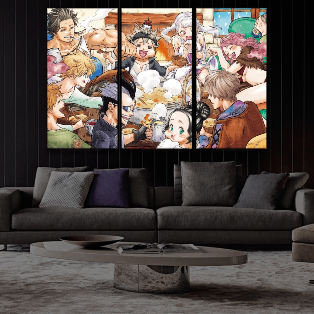Black Clover Art Style Buy Wall Poster