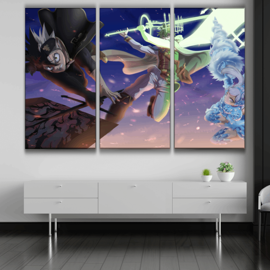 Black Clover Character Art Buy Wall Poster